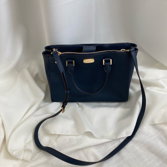 michael kors navy bag - Picture 2 of 5